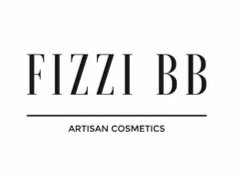 FIZZI BB ARTISAN COSMETICS Logo (USPTO, 27.09.2019)