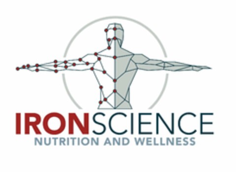 IRONSCIENCE NUTRITION AND WELLNESS Logo (USPTO, 30.10.2019)