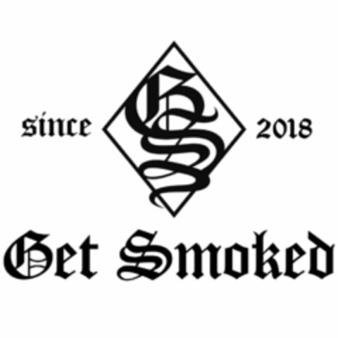 GET SMOKED SINCE 2018 GS Logo (USPTO, 11/29/2019)