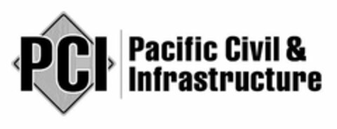 PCI PACIFIC CIVIL & INFRASTRUCTURE Logo (USPTO, 01/10/2020)