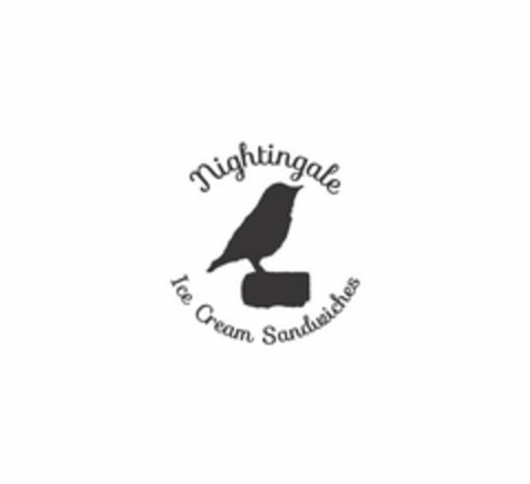 NIGHTINGALE ICE CREAM SANDWICHES Logo (USPTO, 07.06.2020)