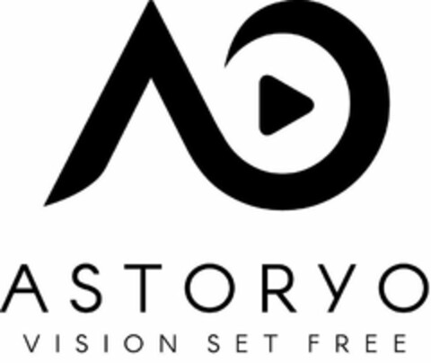 AO ASTORYO VISION SET FREE Logo (USPTO, 11.06.2020)