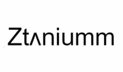 ZTANIUMM Logo (USPTO, 16.07.2020)