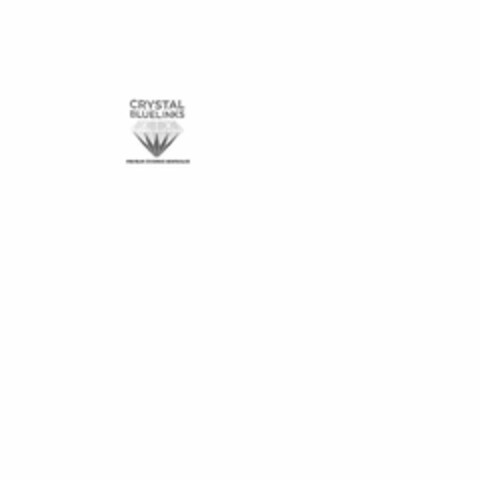 CRYSTAL BLUELINKS PREMIUM CREEPING BENTGRASS Logo (USPTO, 31.07.2020)