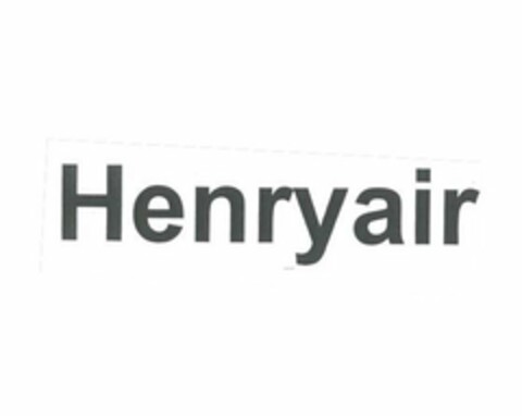 HENRYAIR Logo (USPTO, 18.08.2020)