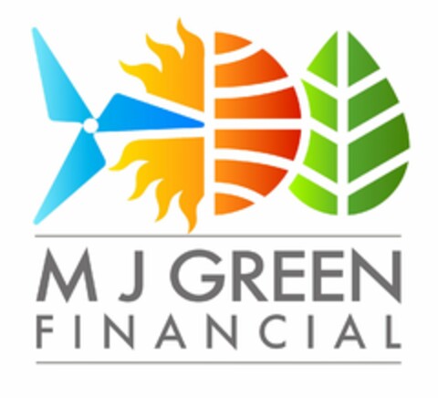 MJ GREEN FINANCIAL Logo (USPTO, 28.01.2010)