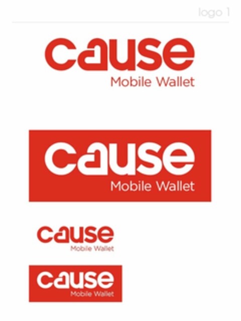 CAUSE MOBILE WALLET Logo (USPTO, 18.07.2013)