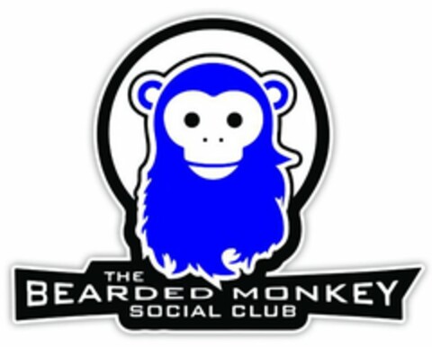 THE BEARDED MONKEY SOCIAL CLUB Logo (USPTO, 02/11/2016)