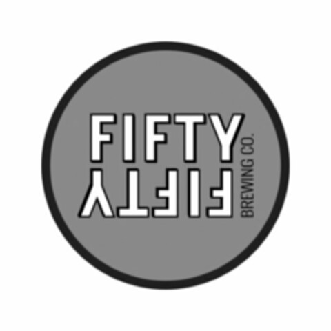 FIFTYFIFTY BREWING CO. Logo (USPTO, 09.06.2016)