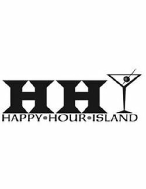 HHI HAPPY · HOUR · ISLAND Logo (USPTO, 13.10.2017)
