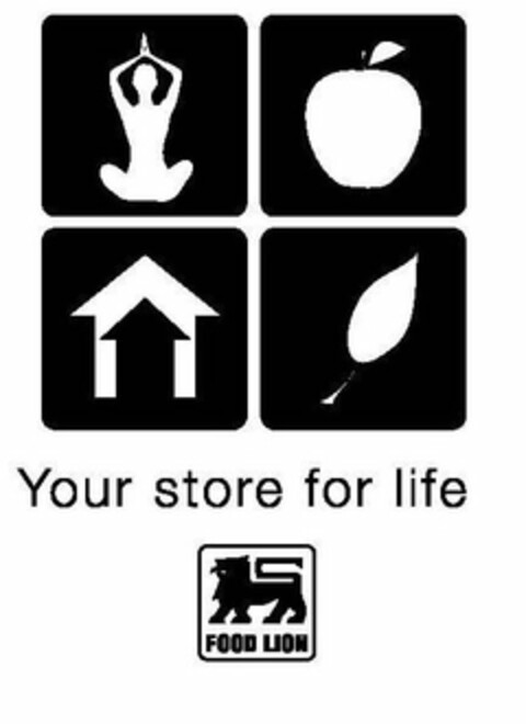 YOUR STORE FOR LIFE FOOD LION Logo (USPTO, 06.08.2009)