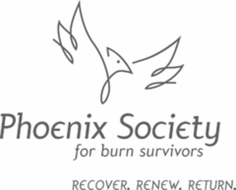 PHOENIX SOCIETY FOR BURN SURVIVORS RECOVER. RENEW. RETURN. Logo (USPTO, 24.11.2009)