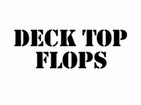 DECK TOP FLOPS Logo (USPTO, 07.06.2010)