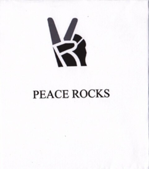 PEACE ROCKS Logo (USPTO, 21.06.2010)