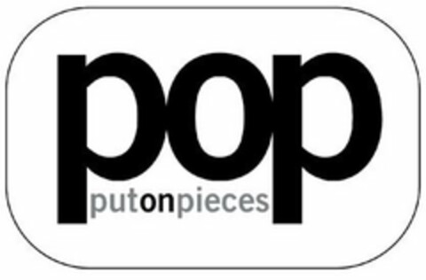 POP PUT ON PIECES Logo (USPTO, 07.08.2010)