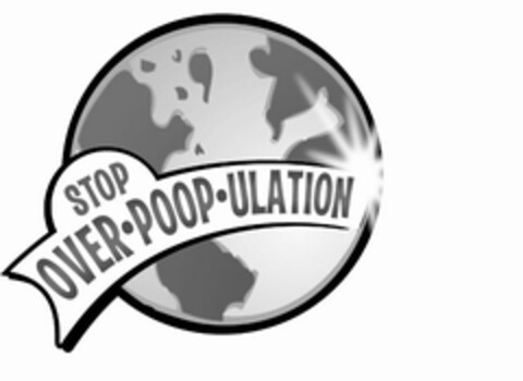STOP OVER·POOP·ULATION Logo (USPTO, 10.08.2010)