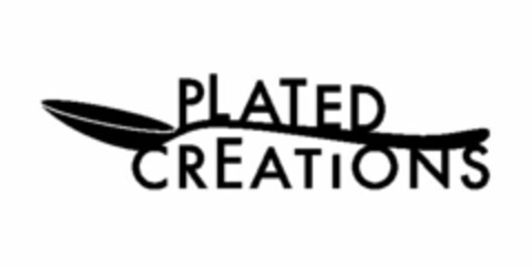 PLATED CREATIONS Logo (USPTO, 12.07.2011)