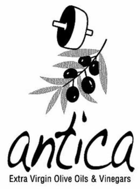 ANTICA EXTRA VIRGIN OLIVE OILS & VINEGARS Logo (USPTO, 10/13/2011)