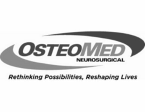 OSTEOMED NEUROSURGICAL RETHINKING POSSIBILITIES, RESHAPING LIVES Logo (USPTO, 26.10.2011)