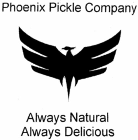 PHOENIX PICKLE COMPANY ALWAYS NATURAL ALWAYS DELICIOUS Logo (USPTO, 27.03.2012)