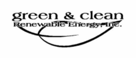 GREEN & CLEAN RENEWABLE ENERGY, INC. Logo (USPTO, 09/04/2012)