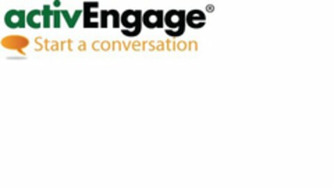 ACTIVENGAGE START A CONVERSATION Logo (USPTO, 08.11.2012)