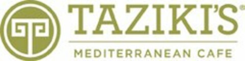 T TAZIKI'S MEDITERRANEAN CAFE Logo (USPTO, 13.11.2012)