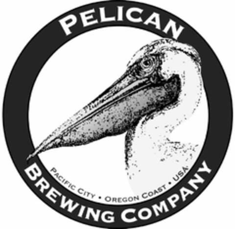 PELICAN BREWING COMPANY PACIFIC CITY · OREGON COAST · USA Logo (USPTO, 28.02.2013)