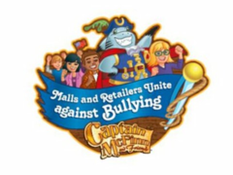 CAPTAIN MCFINN AND FRIENDS, MALLS AND RETAILERS UNITE AGAINST BULLYING Logo (USPTO, 12.06.2013)