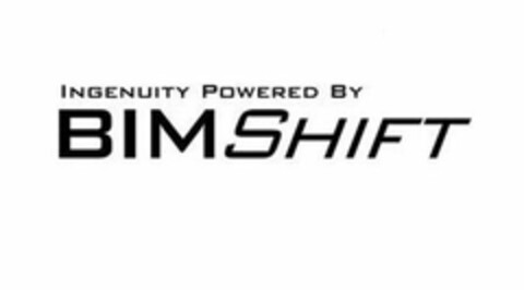 INGENUITY POWERED BY BIMSHIFT Logo (USPTO, 16.07.2013)