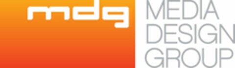 MDG MEDIA DESIGN GROUP Logo (USPTO, 15.08.2014)