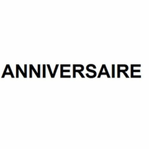 ANNIVERSAIRE Logo (USPTO, 01.10.2015)