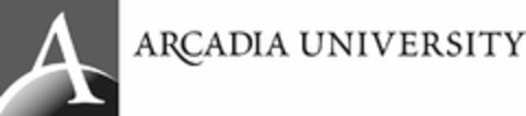 A ARCADIA UNIVERSITY Logo (USPTO, 06.01.2016)