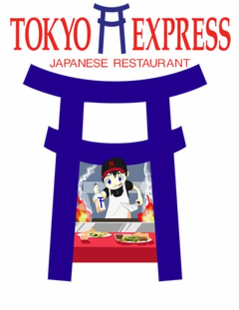 TOKYO EXPRESS JAPANESE RESTAURANT Logo (USPTO, 31.03.2016)