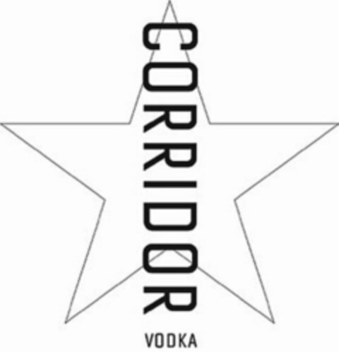 CORRIDOR VODKA Logo (USPTO, 19.05.2016)