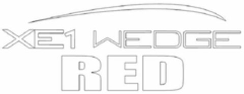 XE1 WEDGE RED Logo (USPTO, 06/12/2016)