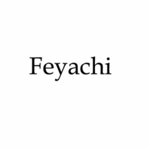 FEYACHI Logo (USPTO, 26.09.2016)