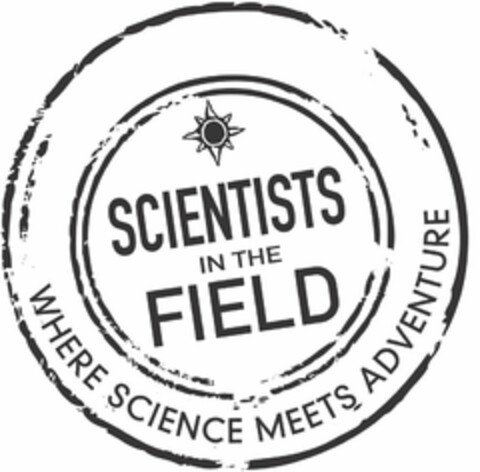 SCIENTISTS IN THE FIELD WHERE SCIENCE MEETS ADVENTURE Logo (USPTO, 21.06.2017)