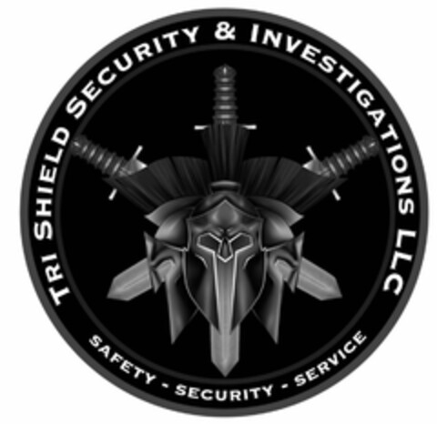 TRI SHIELD SECURITY & INVESTIGATIONS LLC SAFETY - SECURITY - SERVICE Logo (USPTO, 16.11.2017)