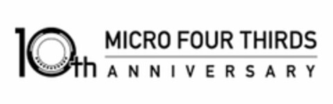 MICRO FOUR THIRDS 10TH ANNIVERSARY Logo (USPTO, 12/27/2017)