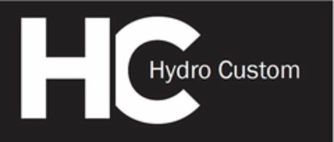 HC HYDRO CUSTOM Logo (USPTO, 05/29/2018)