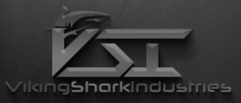 VSI VIKING SHARK INDUSTRIES Logo (USPTO, 06/25/2018)