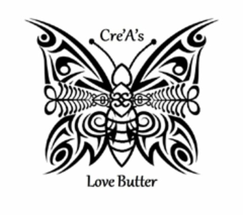 CRE'A'S LOVE BUTTER Logo (USPTO, 22.07.2018)