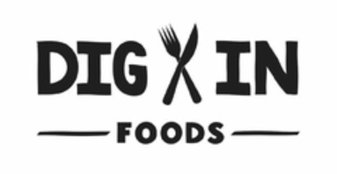 DIG IN FOODS Logo (USPTO, 09/19/2018)