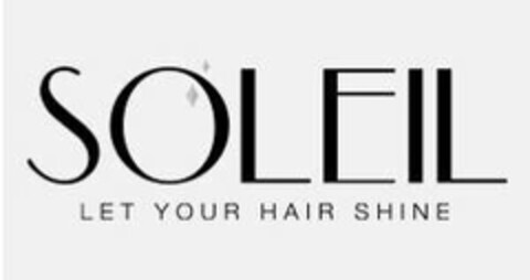 SOLEIL LET YOUR HAIR SHINE Logo (USPTO, 07/12/2019)