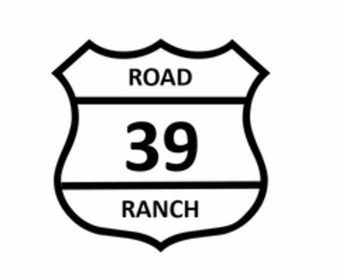 ROAD 39 RANCH Logo (USPTO, 26.09.2019)