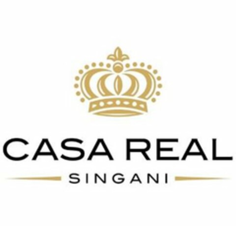 SINGANI CASA REAL Logo (USPTO, 03/11/2020)