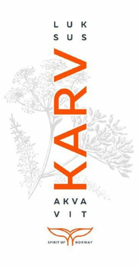 KARV LUK SUS AKVA VIT SPIRIT OF NORWAY Logo (USPTO, 15.04.2020)