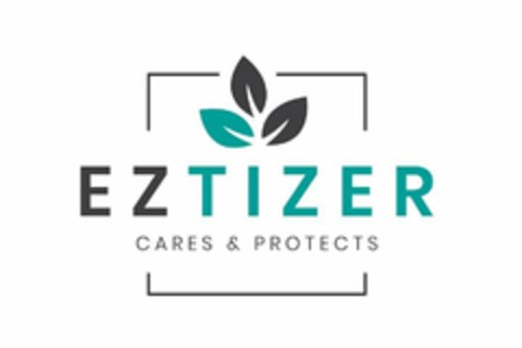 EZTIZER CARES & PROTECTS Logo (USPTO, 14.05.2020)