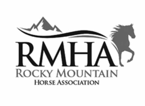 RMHA ROCKY MOUNTAIN HORSE ASSOCIATION Logo (USPTO, 29.07.2020)